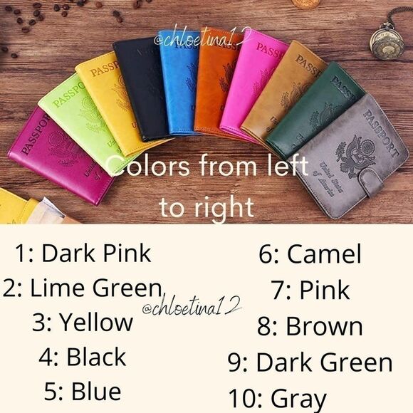 COPY - Passport Holder Cover Wallet RFID - Picture 2 of 16